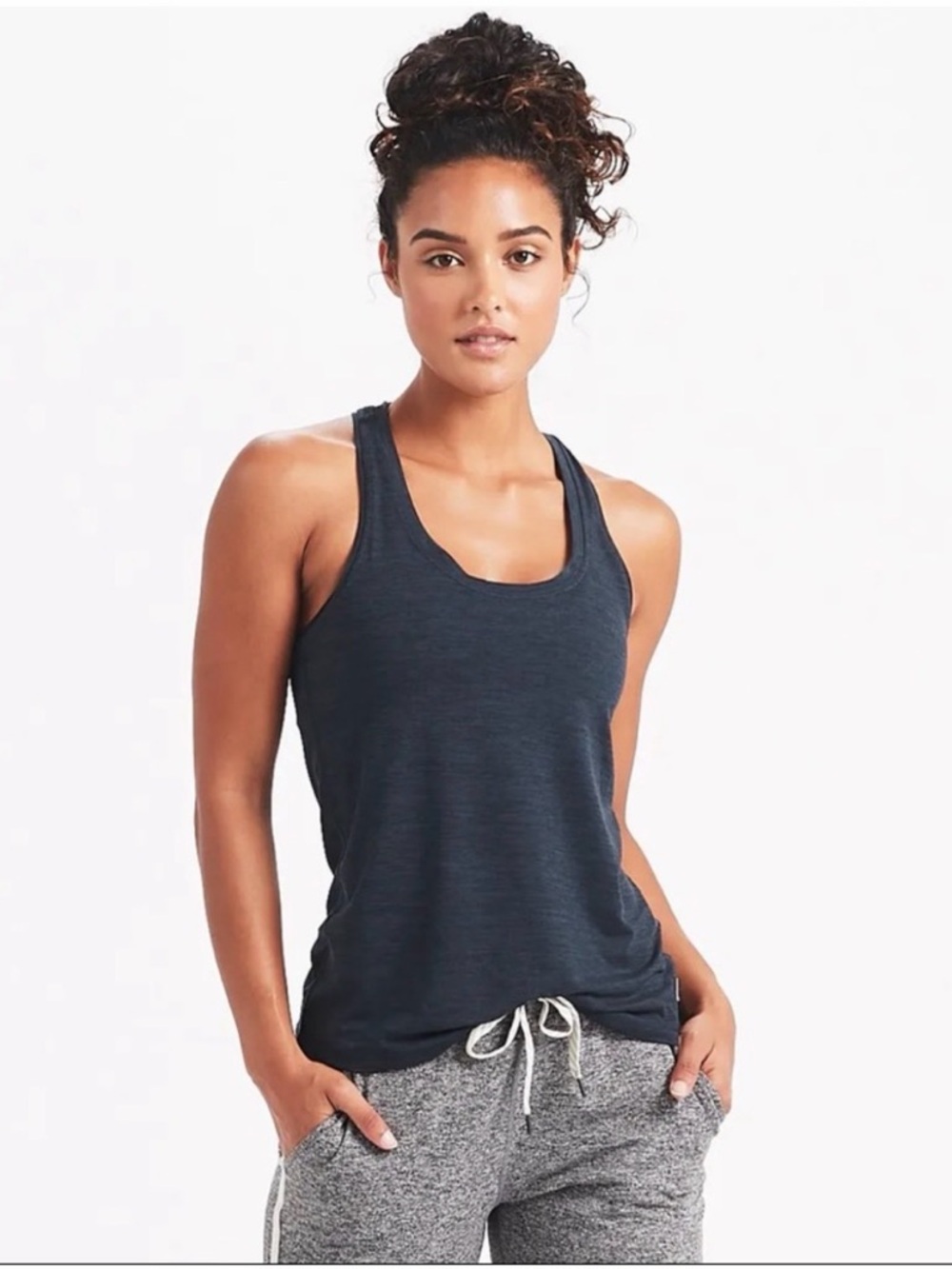 Vuori Navy Racerback Tank Top